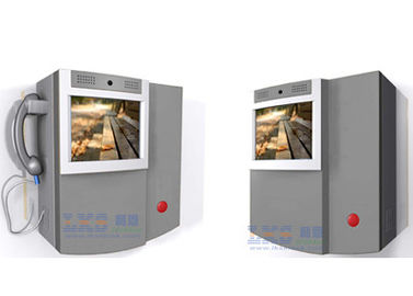 Touching Screen Wall Mounted Kiosk Visual Calling System Terminal