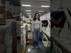 LIEN Kasy z podwójnym ekranem dotykowym o wymiarze 15,6 cala, czytnikiem NFC, drukarką pokwitowaną, skanerem kodów kreskowych