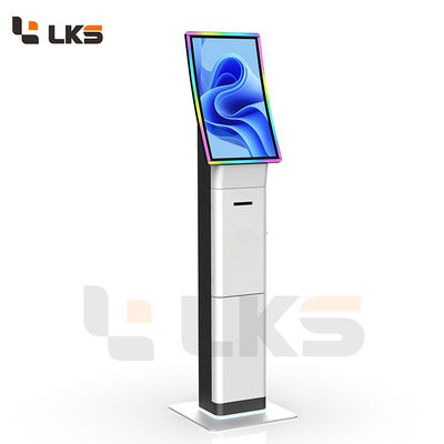 Nowy design Szybki Łatwy Dostępny 24/7 zakrzywiony ekran Samoobsługowy kiosk biletowy dla kina lotniska wydarzeń