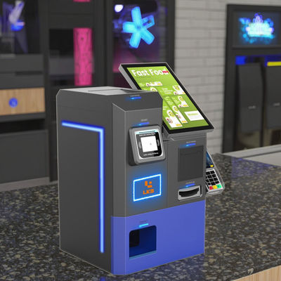 LKS Desktop Wielowalutowe banknoty Monety Płatności gotówkowe Kiosk dla sprzedaży detalicznej