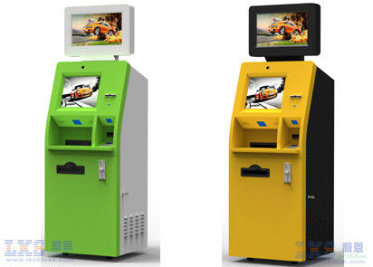 Drukarka laserowa A4 Podwójny ekran Kiosk zdrowia, ekran dotykowy zautomatyzowanego kiosku