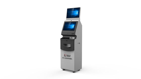 Dostosowany samoobsługowy kiosk z ekranem dotykowym Karta do recyklingu gotówki Kiosk do płatności za rachunki