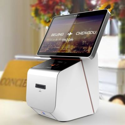 System Android 10-calowy hotelowy kiosk do odprawy kart z drukarką termiczną